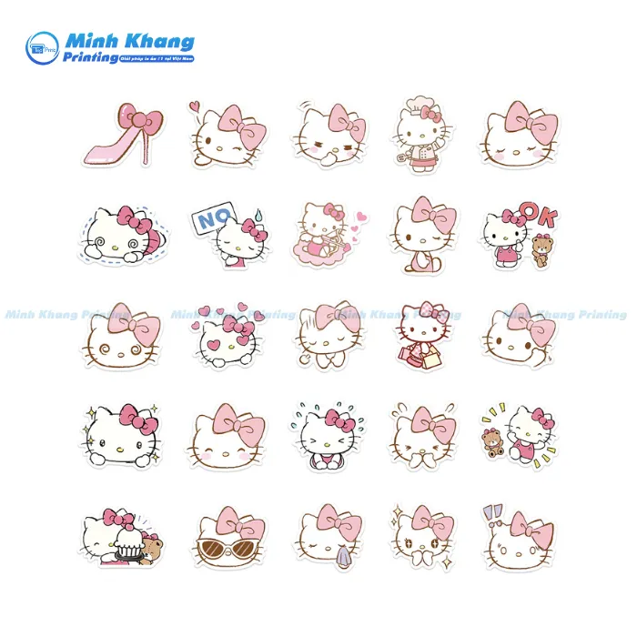 40+ Mẫu Sticker Mèo Cute, Cat Stickers Dễ Thương & Hài Hước