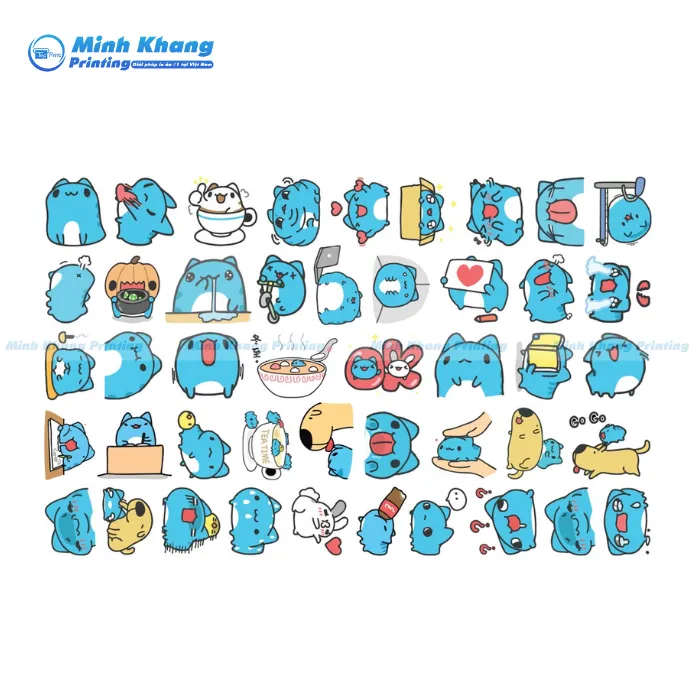 40+ Mẫu Sticker Mèo Cute, Cat Stickers Dễ Thương & Hài Hước