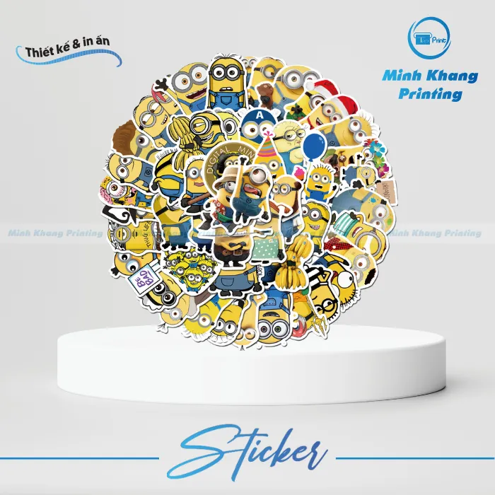99+ Mẫu Sticker Minion Dễ Thương, Hài Hước & Ngộ Nghĩnh