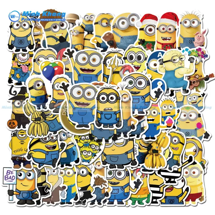 99+ Mẫu Sticker Minion Dễ Thương, Hài Hước & Ngộ Nghĩnh