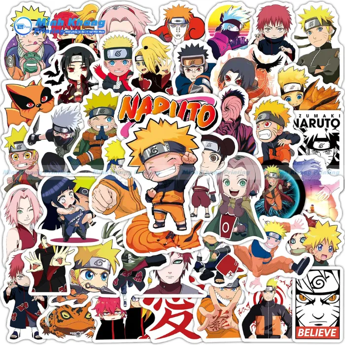 50+ Mẫu Sticker Naruto Đẹp, Giá Rẻ, Độc Đáo & Chất Lượng