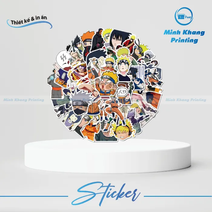 50+ Mẫu Sticker Naruto Đẹp, Giá Rẻ, Độc Đáo & Chất Lượng
