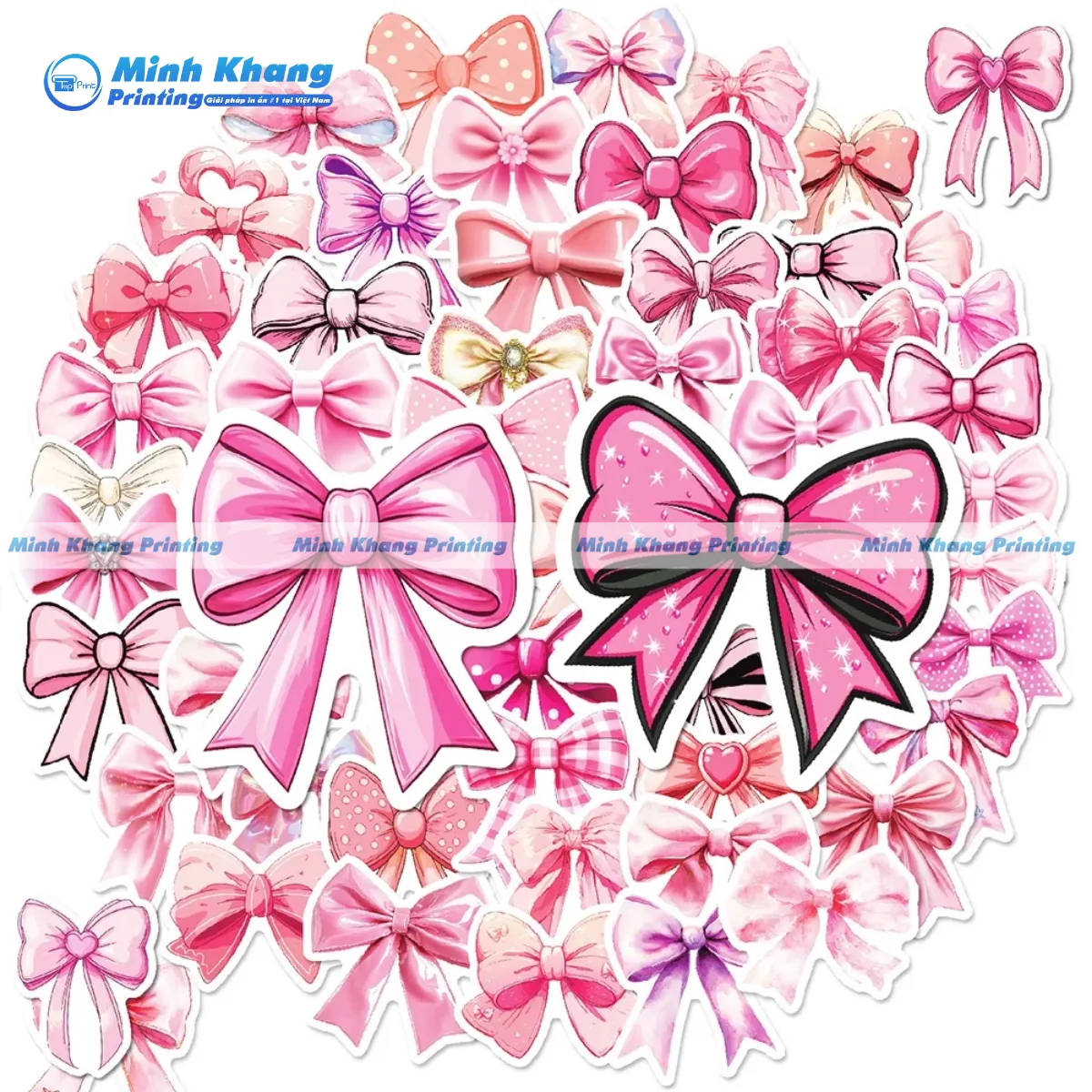 50+ Mẫu Sticker Nơ Phong Cách Coquette Đẹp & Nữ Tính