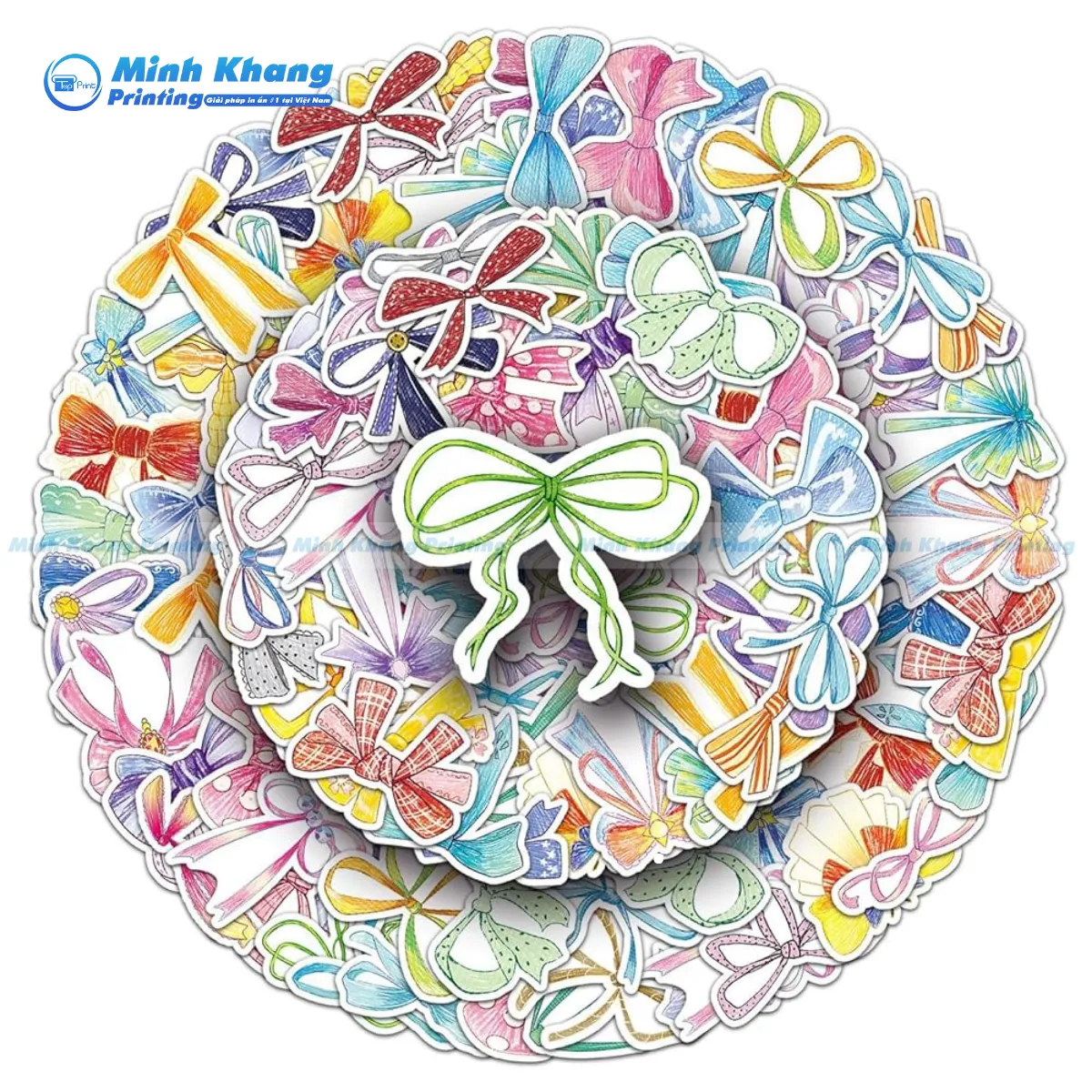 50+ Mẫu Sticker Nơ Phong Cách Coquette Đẹp & Nữ Tính