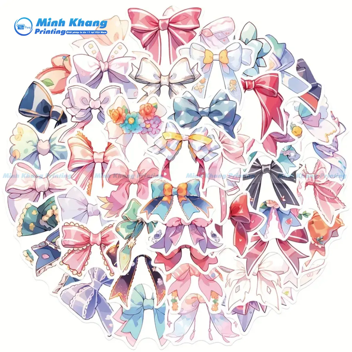 50+ Mẫu Sticker Nơ Phong Cách Coquette Đẹp & Nữ Tính