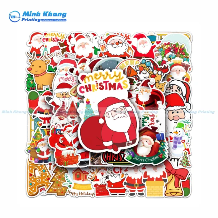 35+ Mẫu Sticker Noel Cute, Stickers Trang Trí Giáng Sinh Đẹp
