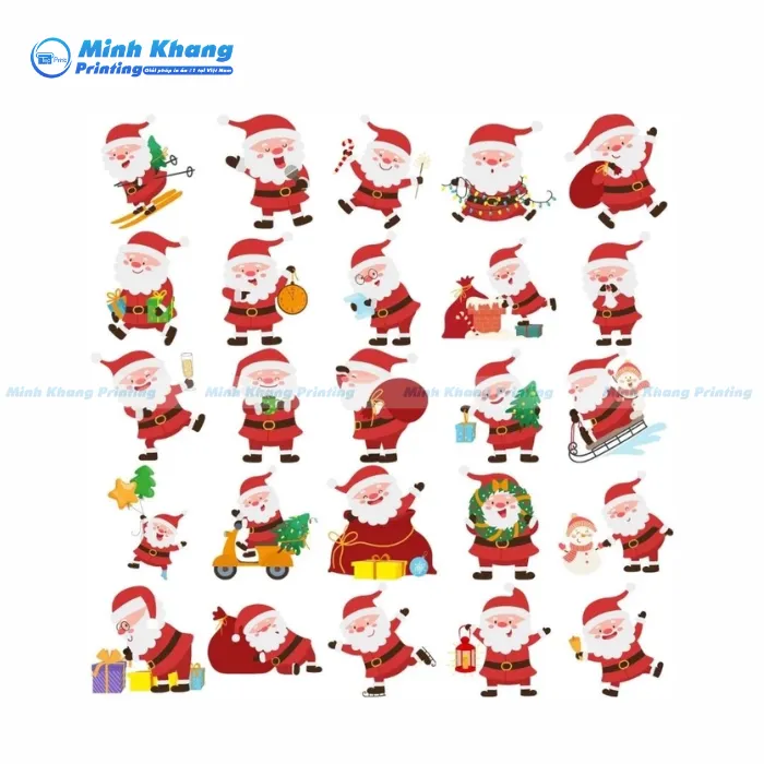 35+ Mẫu Sticker Noel Cute, Stickers Trang Trí Giáng Sinh Đẹp