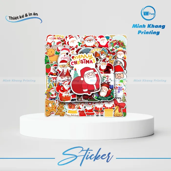 35+ Mẫu Sticker Noel Cute, Stickers Trang Trí Giáng Sinh Đẹp