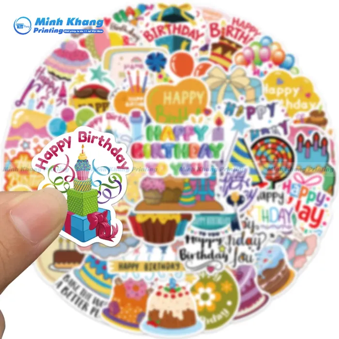 100+ Mẫu Sticker Sinh Nhật, Sticker Happy Birthday Đẹp, Cute