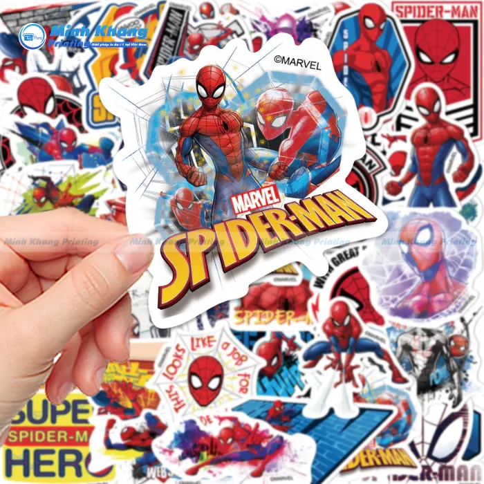30+ Mẫu Sticker Spiderman Đẹp Trang Trí Độc Đáo