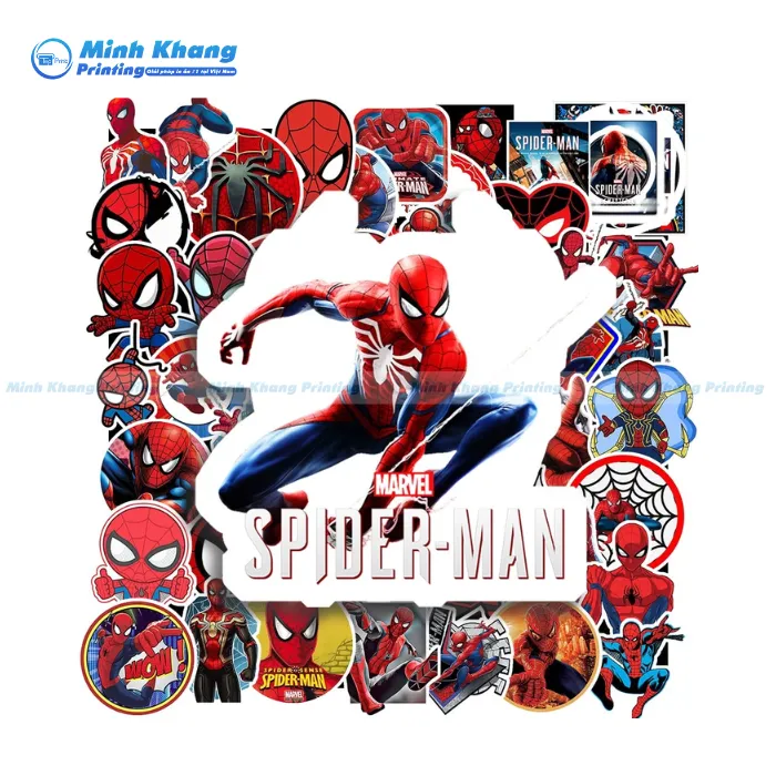 30+ Mẫu Sticker Spiderman Đẹp Trang Trí Độc Đáo