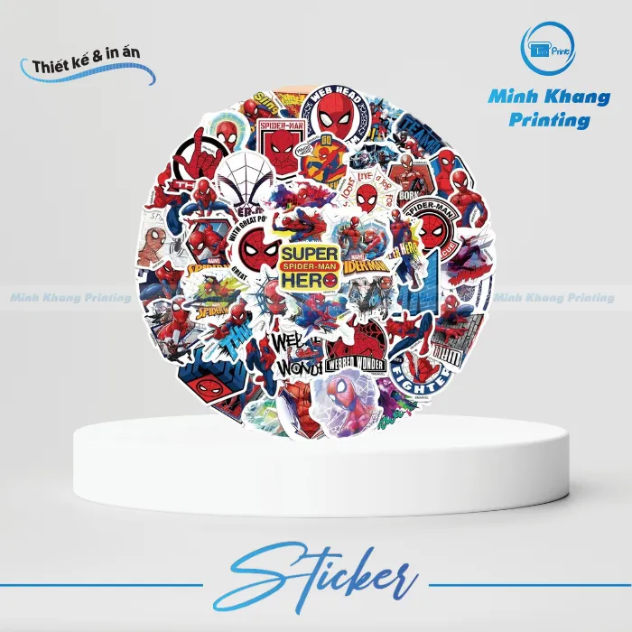 30+ Mẫu Sticker Spiderman Đẹp Trang Trí Độc Đáo