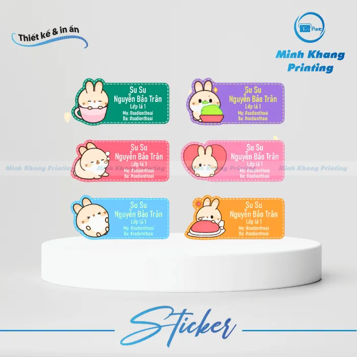 66+ Mẫu Sticker Tên Bé Trang Trí Dễ Thương & Ấn Tượng