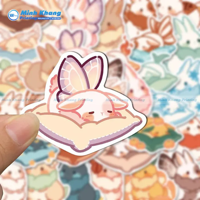 40+ Mẫu Sticker Thỏ, Bunny Stickers Cute Đáng Yêu