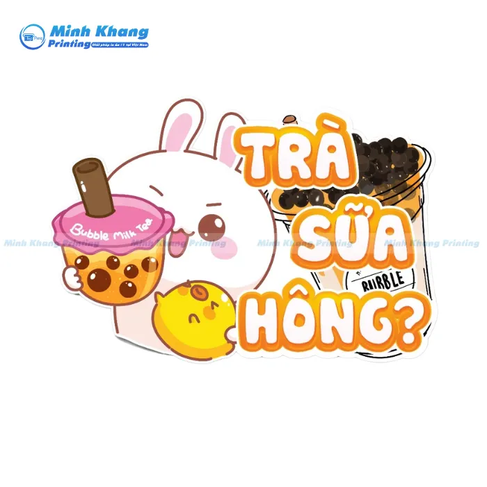 45+ Mẫu Sticker Trà Sữa, Milktea Stickers Cute Dễ Thương