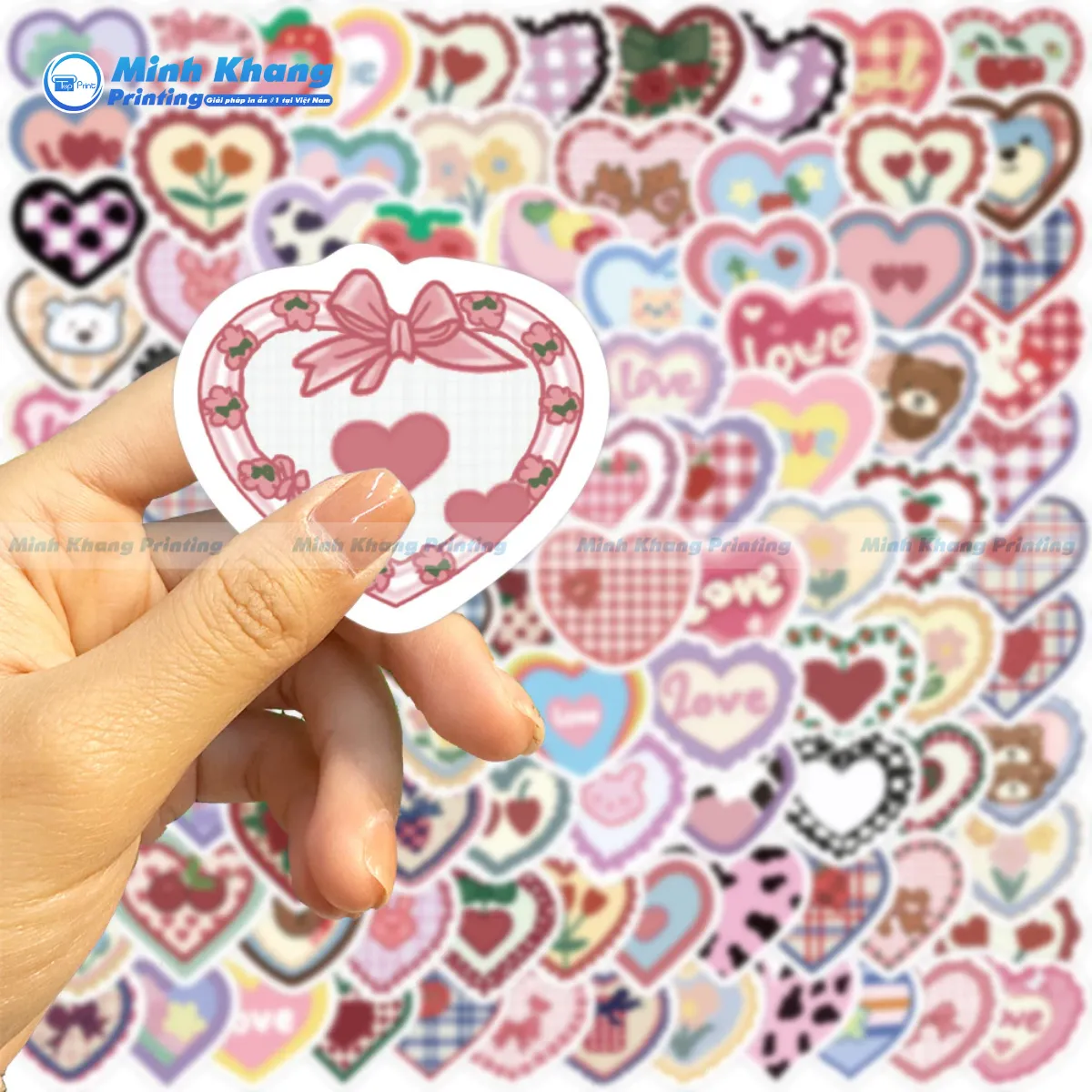 Mẫu 99+ Sticker Trái Tim Cute, Lấp Lánh, Nổi Bật & Đẹp