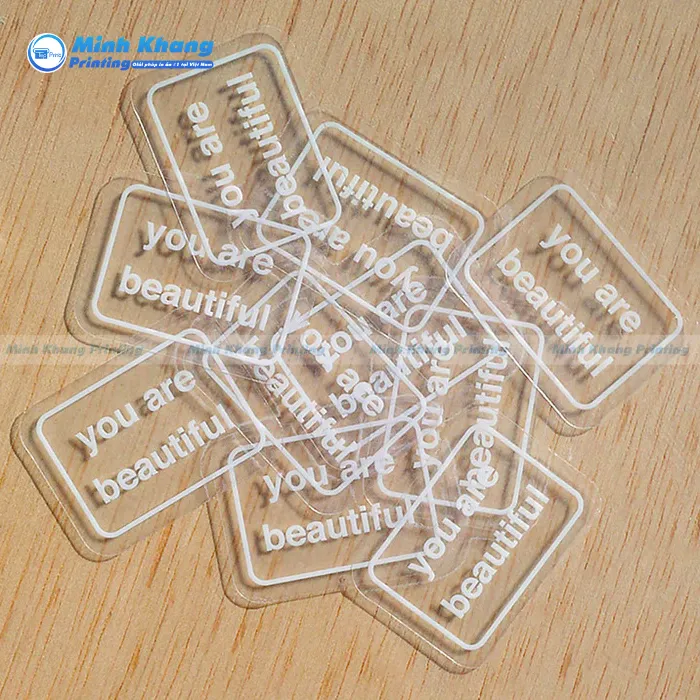 44+ Mẫu Sticker Trong Suốt, Clear Stickers Đẹp & Độc Đáo