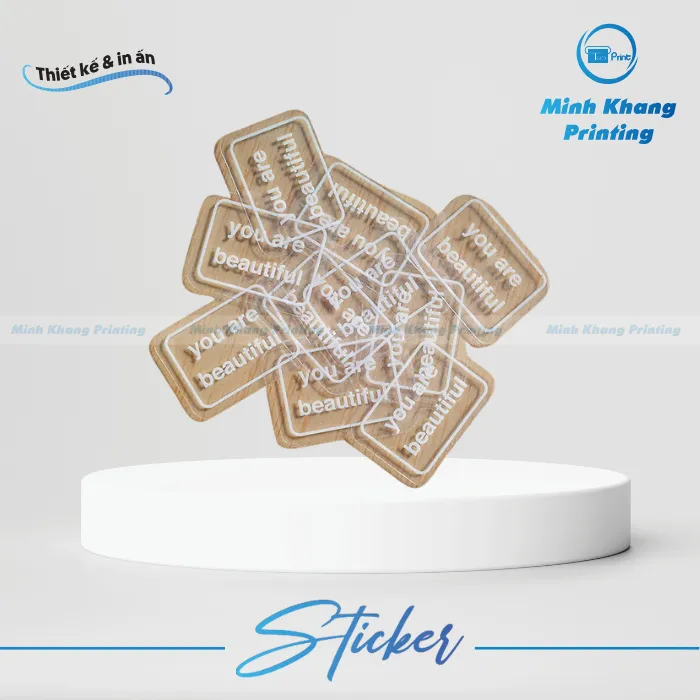 44+ Mẫu Sticker Trong Suốt, Clear Stickers Đẹp & Độc Đáo