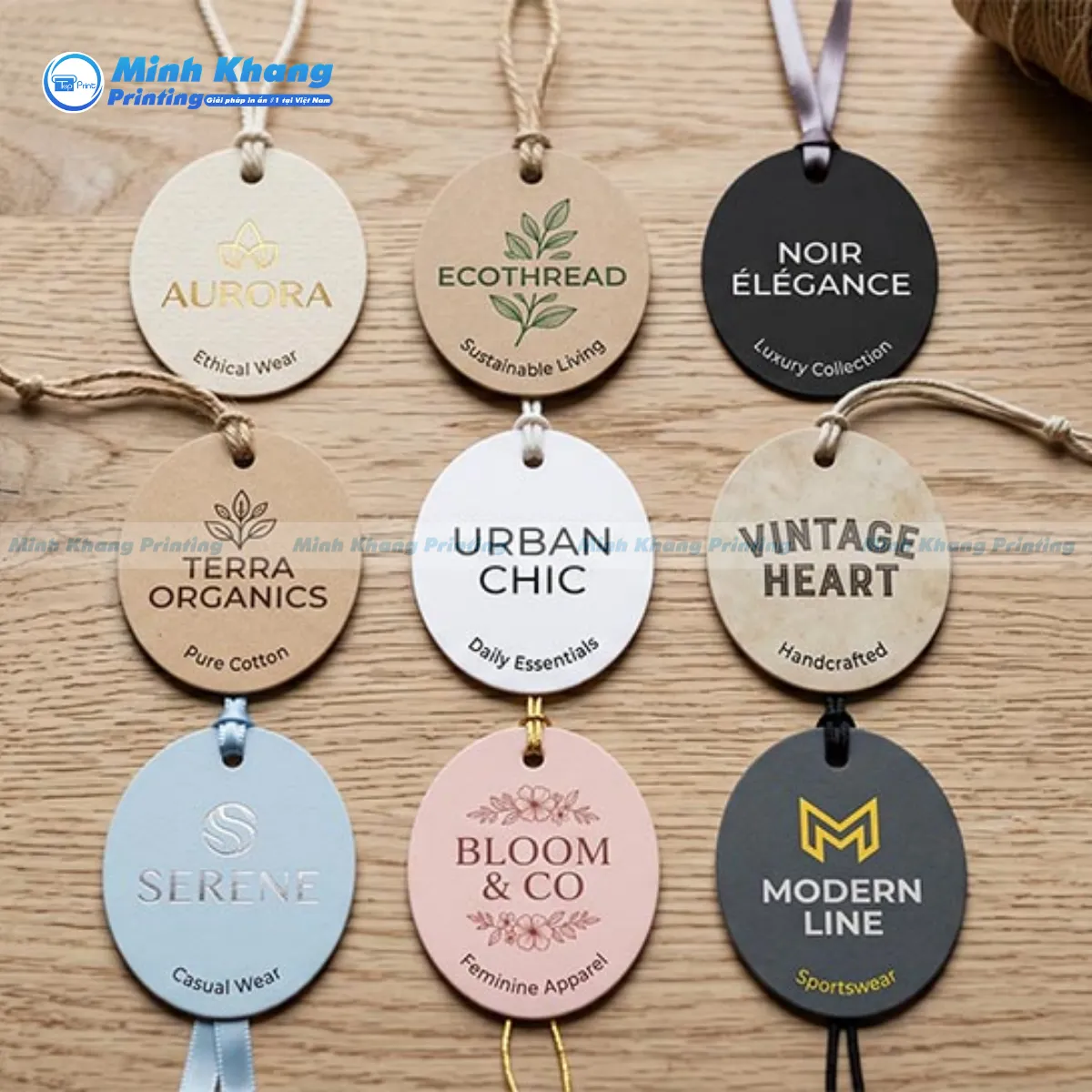 42+ Mẫu Tag Hình Oval Đẳng Cấp, Sang Trọng & Đẹp