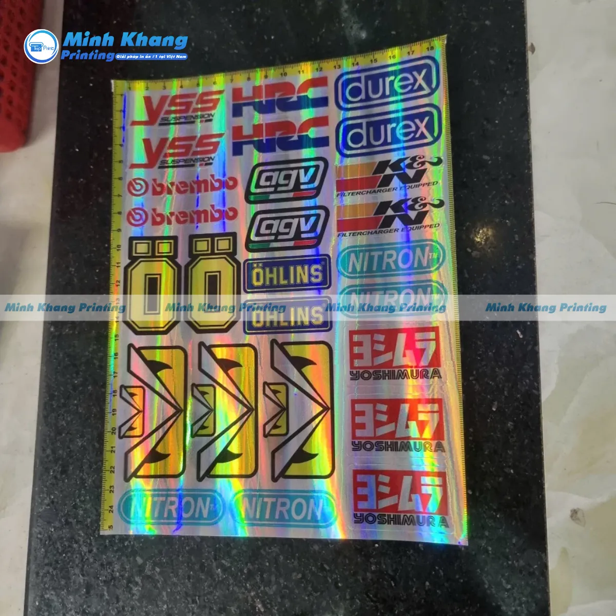 15+ Mẫu Tem Bảy Màu & Hologram Chống Hàng Giả Chất Lượng