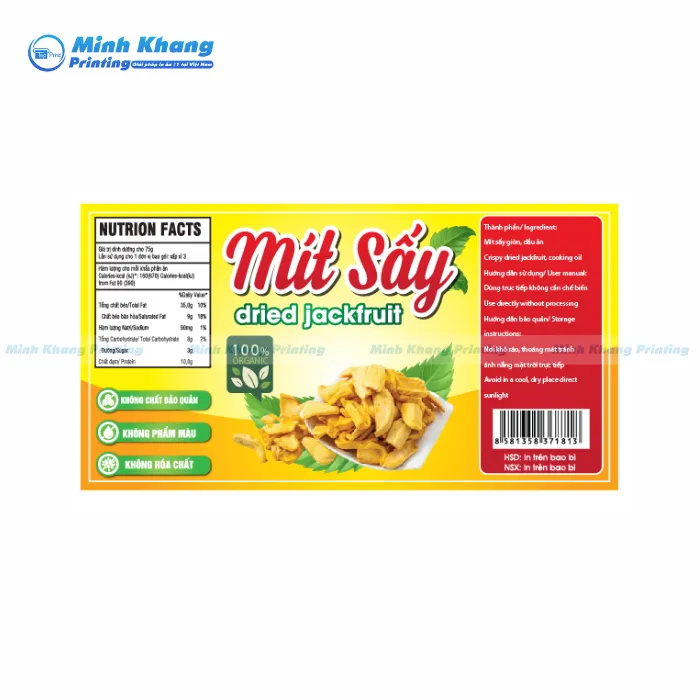 24+ Mẫu Tem Ăn Vặt Đẹp, Độc Đáo & Sáng Tạo