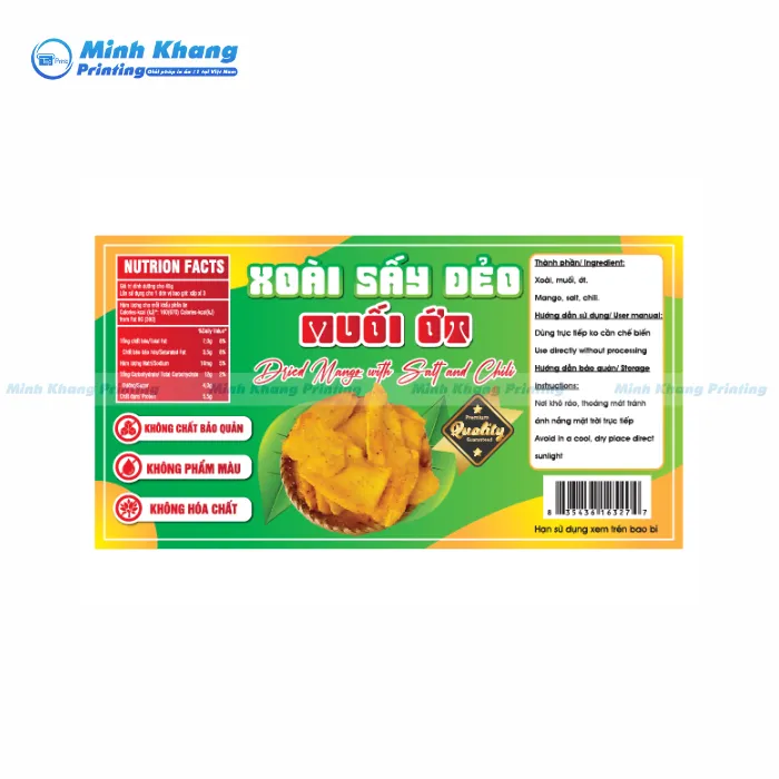 24+ Mẫu Tem Ăn Vặt Đẹp, Độc Đáo & Sáng Tạo