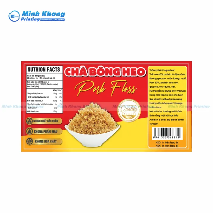 24+ Mẫu Tem Ăn Vặt Đẹp, Độc Đáo & Sáng Tạo