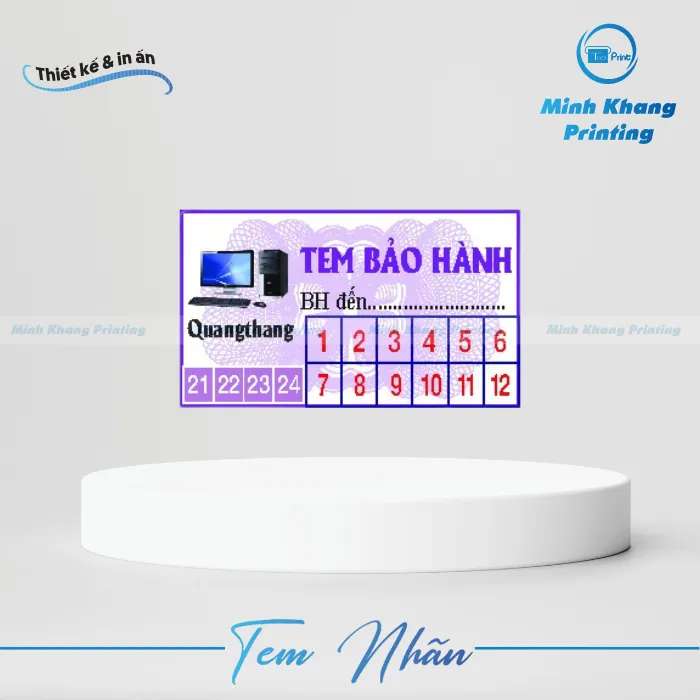 50+ Mẫu Tem Bảo Hành Sản Phẩm Độc Đáo, Chuyên Nghiệp