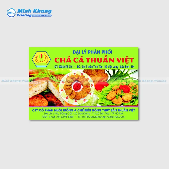 10+ Mẫu Tem Chả Cá Độc Đáo & Thiết Kế Bắt Mắt