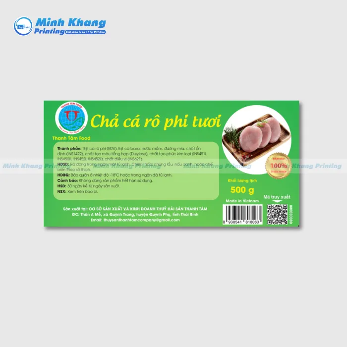 10+ Mẫu Tem Chả Cá Độc Đáo & Thiết Kế Bắt Mắt
