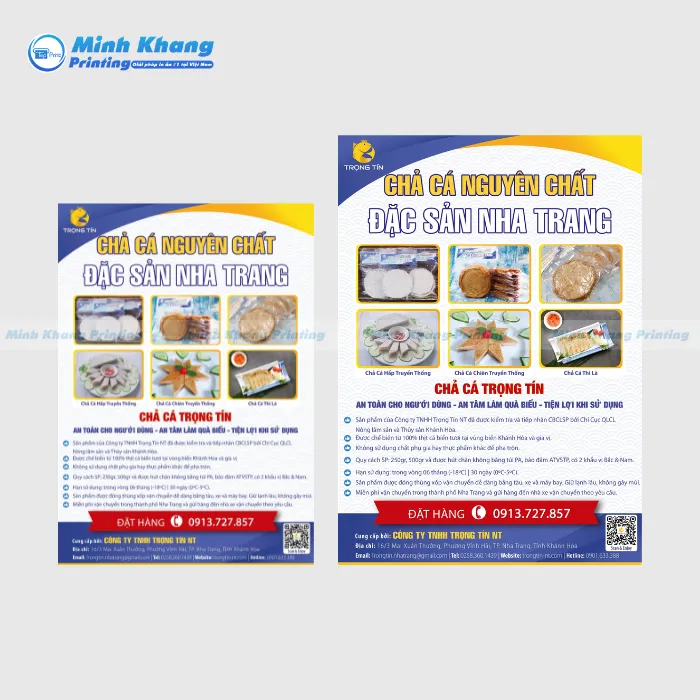 10+ Mẫu Tem Chả Cá Độc Đáo & Thiết Kế Bắt Mắt