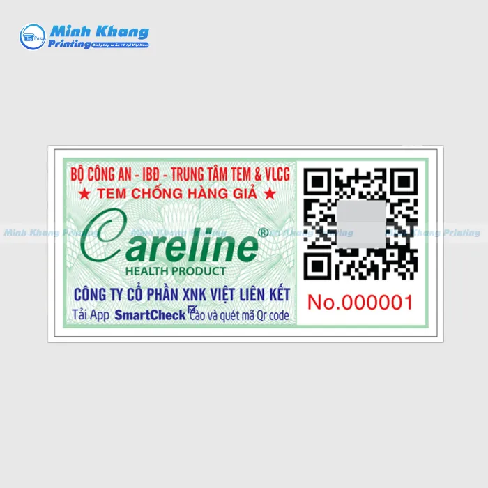 20+ Mẫu Tem Chống Hàng Giả Được Sử Dụng Phổ Biến