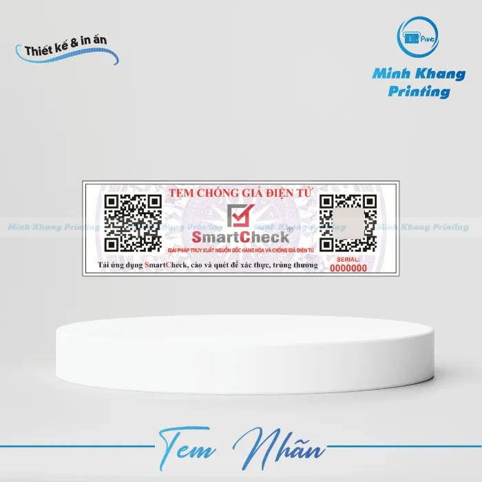 20+ Mẫu Tem Chống Hàng Giả Được Sử Dụng Phổ Biến
