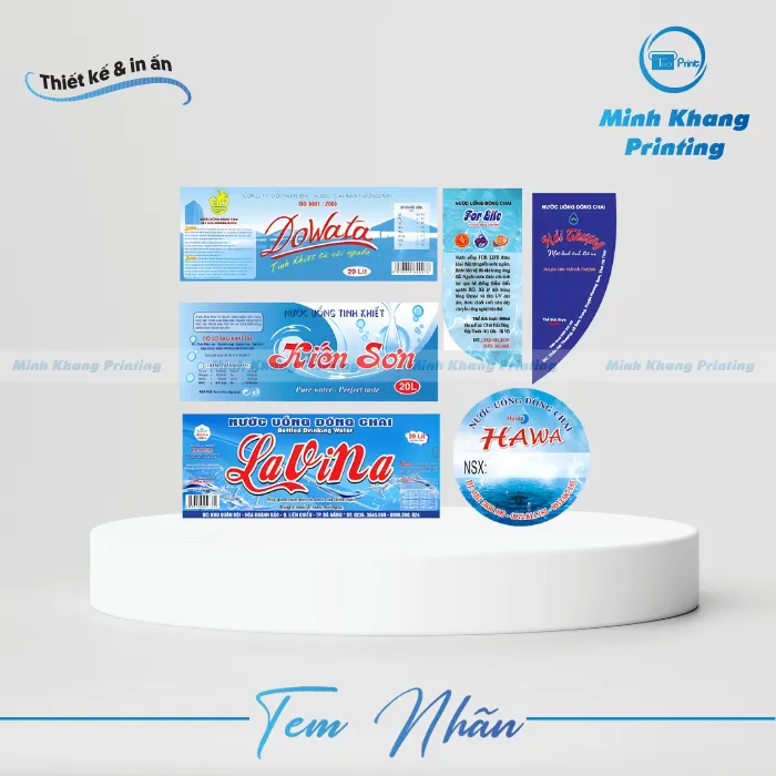 44+ Mẫu Tem Dán Bình Nước Chuyên Nghiệp & Đẹp