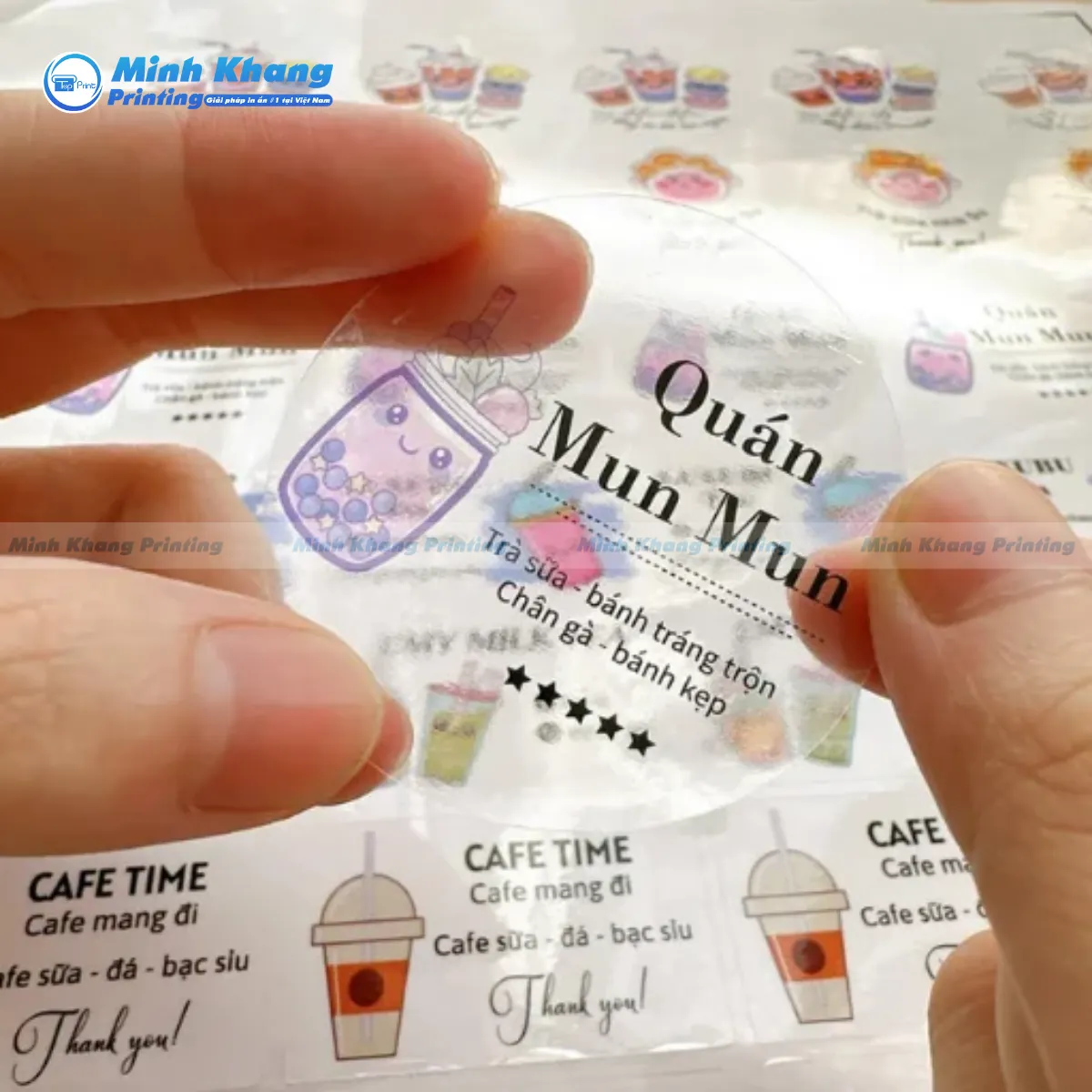 33+ Mẫu Tem Dán Ly Trà Sữa Đẹp & Hot Trend Hiện Nay