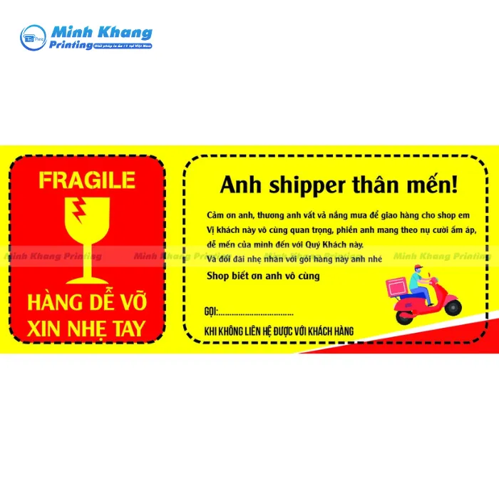 72+ Mẫu Tem Hàng Dễ Vỡ Thiết Kế Đẹp, Nổi Bật & Hút Mắt