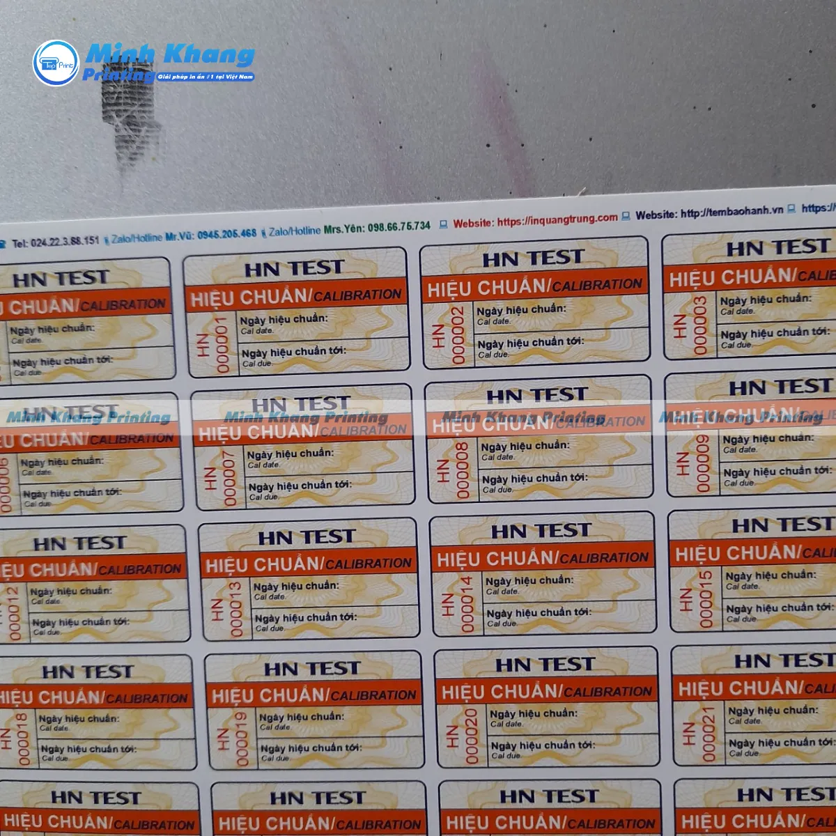 15+ Mẫu Tem Hiệu Chuẩn Nâng Cao Uy Tín & Sự Tin Cậy