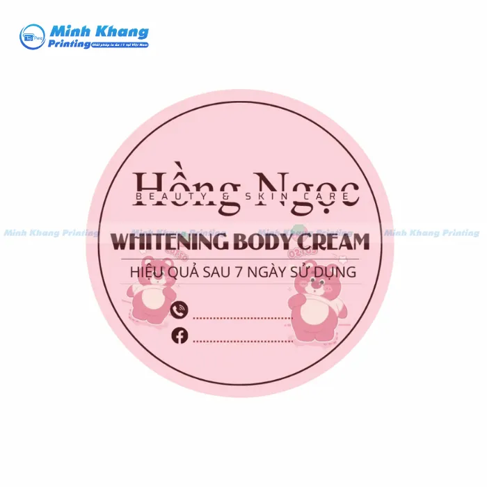 28+ Mẫu Tem Kem Body Đẹp & Sang Trọng