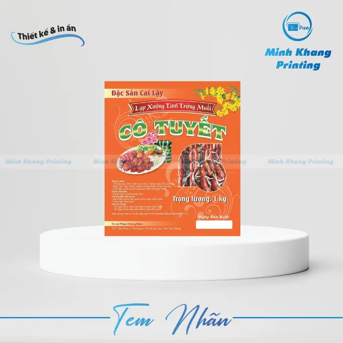 TOP 20+ Mẫu Tem Lạp Xưởng Đẹp & Nổi Bật Thương Hiệu