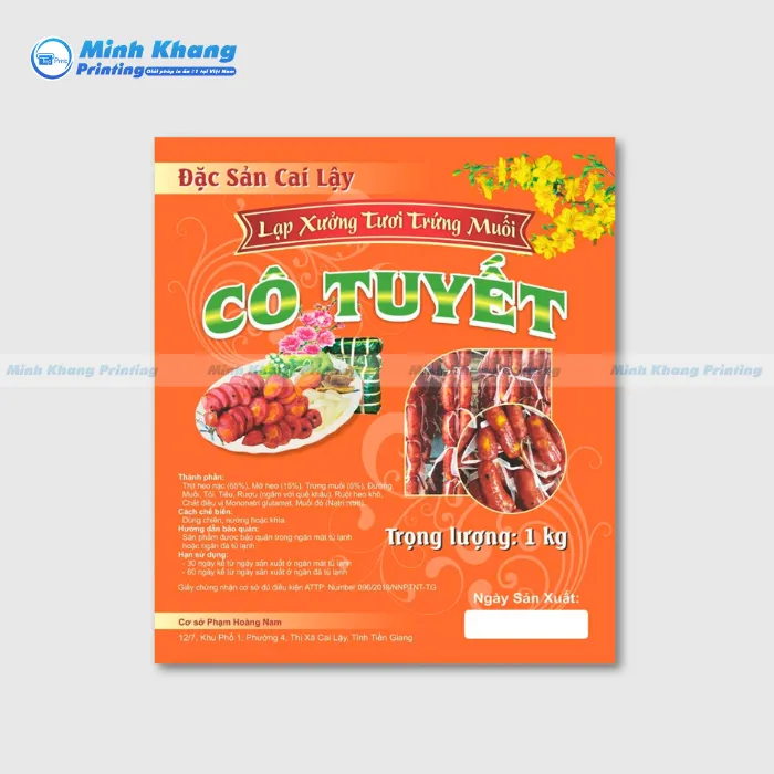 TOP 20+ Mẫu Tem Lạp Xưởng Đẹp & Nổi Bật Thương Hiệu