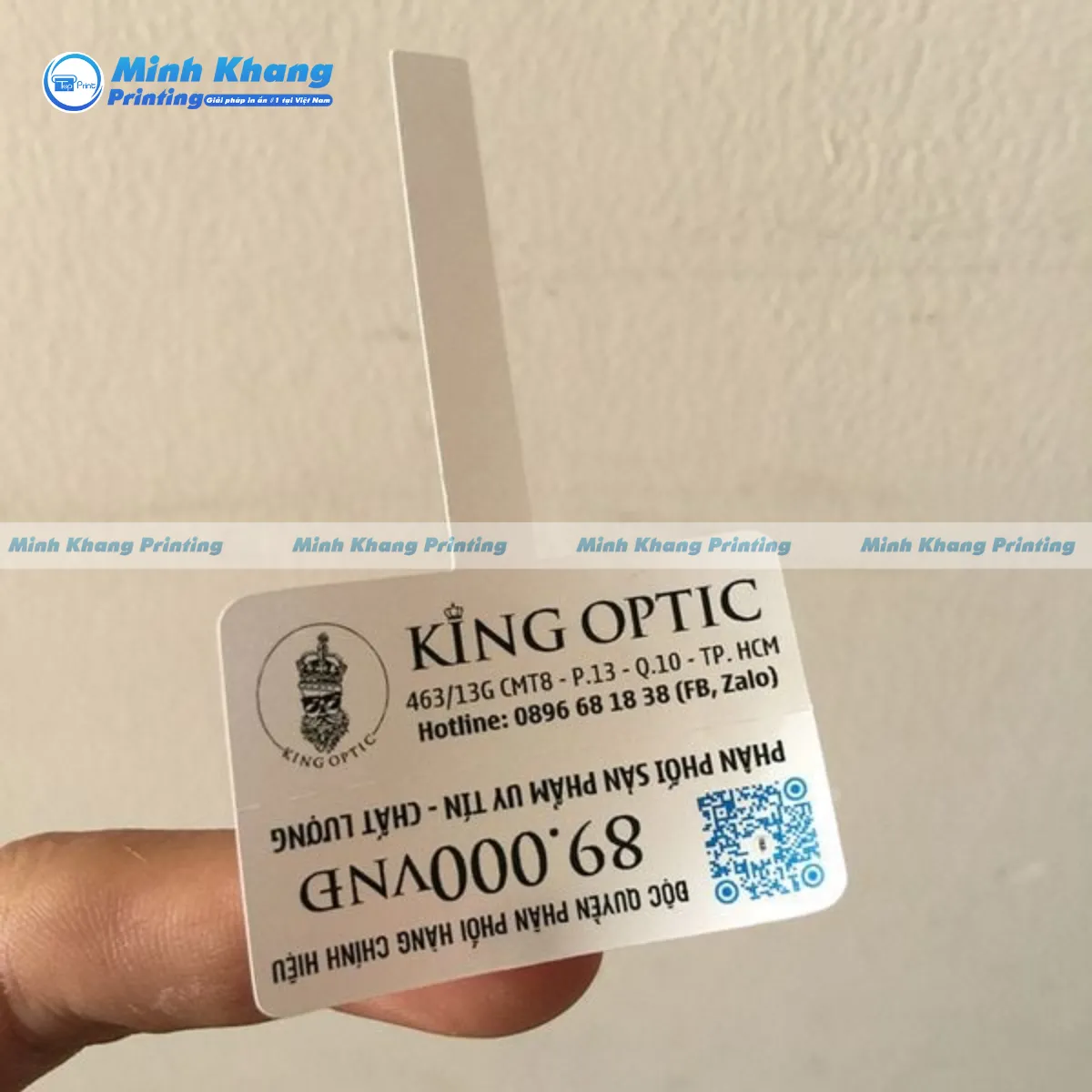 10+ Mẫu Tem Kính Mắt  Đa Dạng, Dán Thông Tin & Đẹp