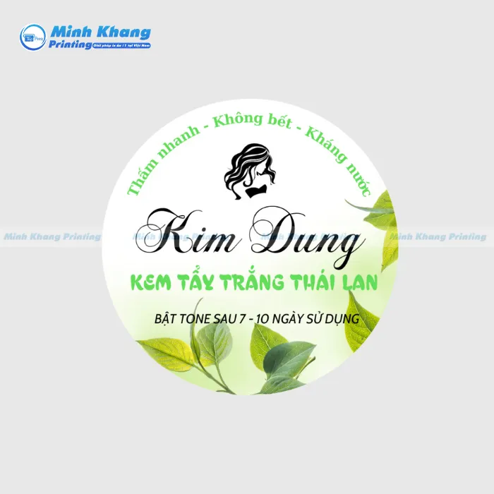 40+ Mẫu Tem Mỹ Phẩm Đẹp Độc Đáo & Ấn Tượng