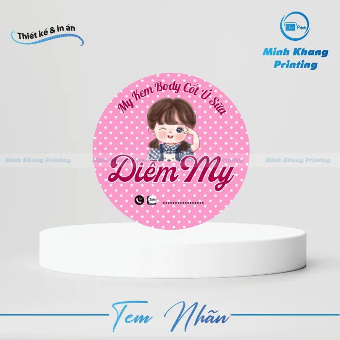 40+ Mẫu Tem Mỹ Phẩm Đẹp Độc Đáo & Ấn Tượng