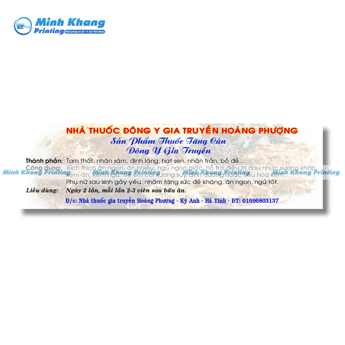 33+ Mẫu Tem Nhãn Thuốc Đông Y Truyền Thống & Chất Lượng