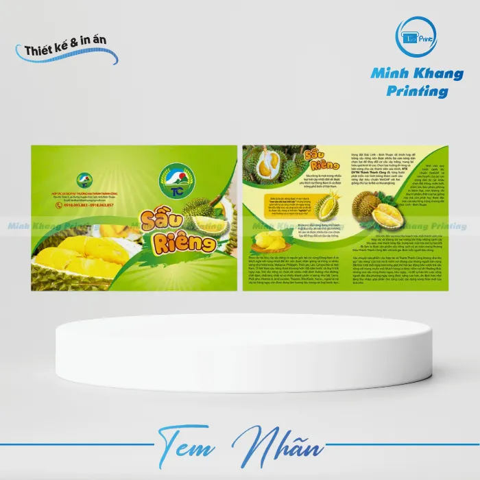 88+ Mẫu Tem Nhãn Sầu Riêng Tạo Ấn Tượng Riêng & Đẹp