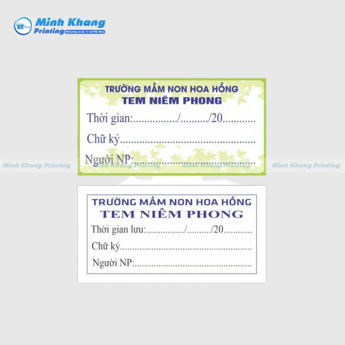 20+ Mẫu Tem Niêm Phong Mẫu Mã Uy Tín & Chất Lượng