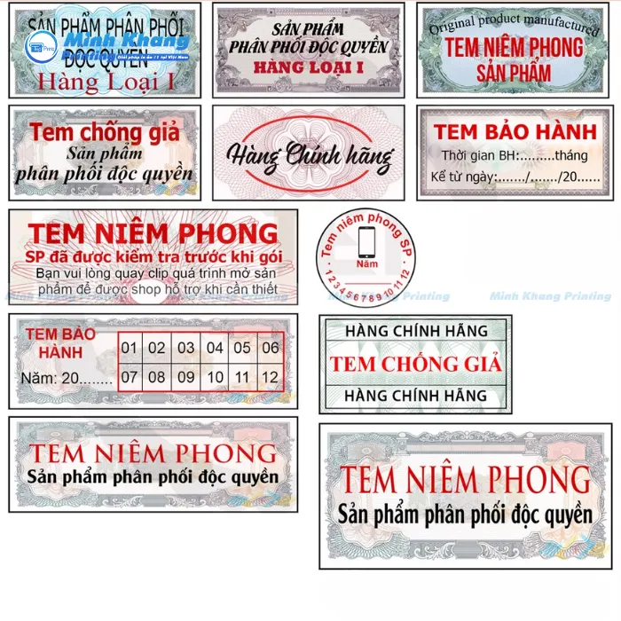 20+ Mẫu Tem Niêm Phong Mẫu Mã Uy Tín & Chất Lượng