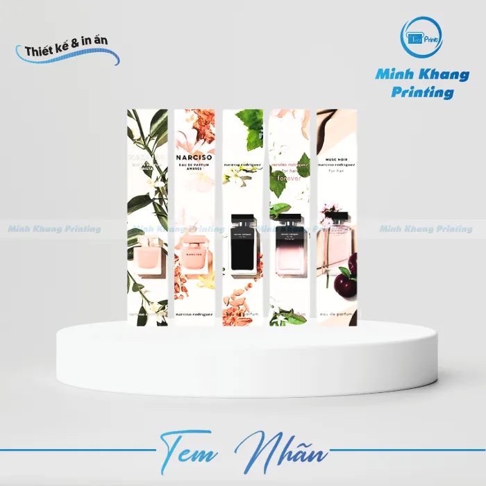 28+ Mẫu Tem Nước Hoa Chiết Đẹp Nổi Bật Thương Hiệu