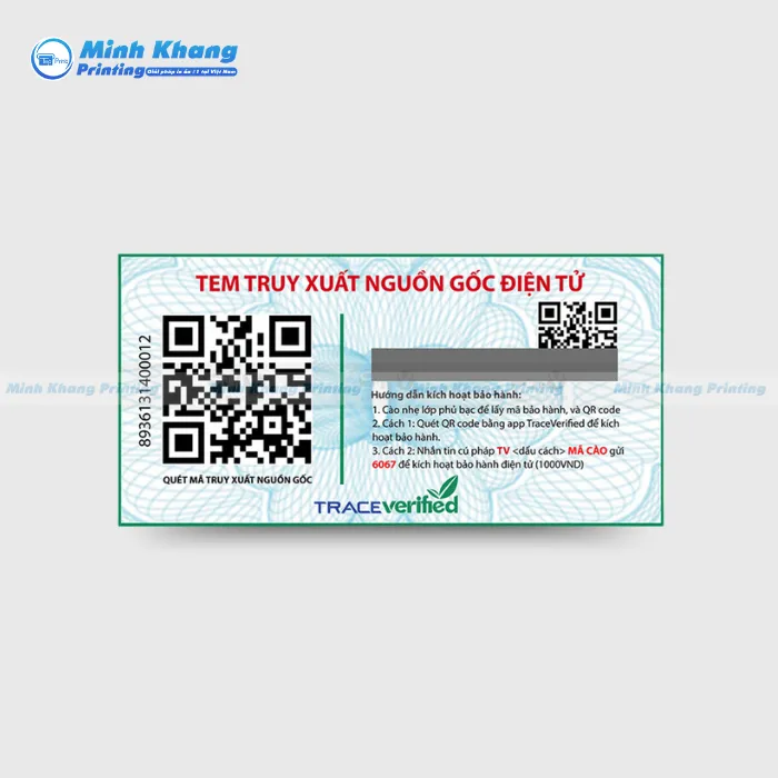 15+ Mẫu Tem Phủ Cào Độc Đáo, Giá Rẻ, Chất Lượng