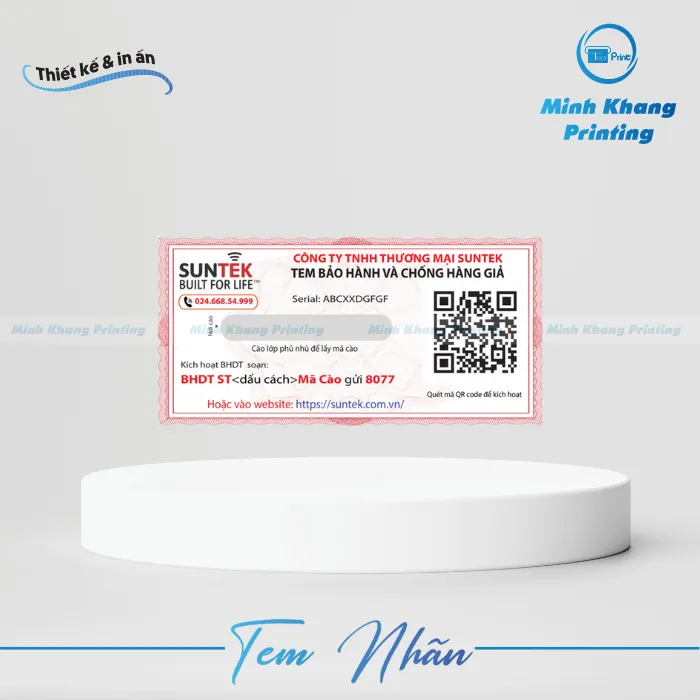 15+ Mẫu Tem Phủ Cào Độc Đáo, Giá Rẻ, Chất Lượng